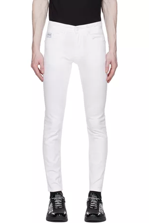 VERSACE Men Slim - White Slim-Fit Jeans