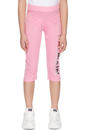 Balmain Kids Pink Bonded Leggings