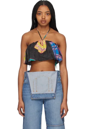 Ganni Black Graphic Camisole