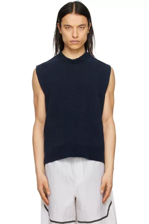 Norse projects Men Camisoles - Navy Manfred Vest