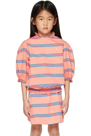 Bonmot Kids Pink Smocked Shirt