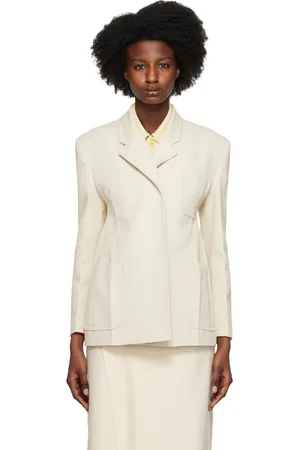 Recto Beige Waist Up Hourglass Blazer