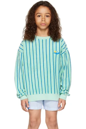 Bonmot Kids Blue Striped Sweatshirt