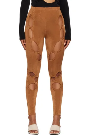 TYRELL SSENSE Exclusive Brown Leggings