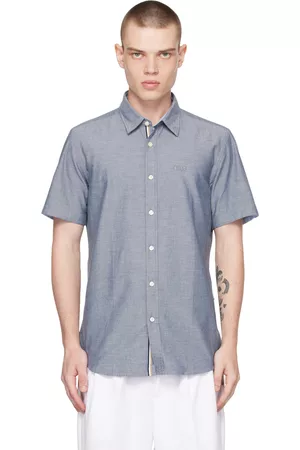 HUGO BOSS Men Shirts - Blue Slim-Fit Shirt