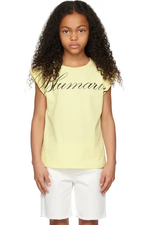 MISS BLUMARINE Kids Yellow Moda T-Shirt