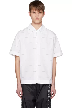 Givenchy Men Shirts - White Printed Shirt