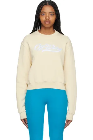 OFF-WHITE Beige Embr Sweatshirt