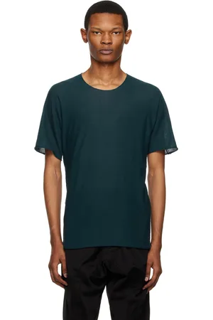 UNDER CONSTRUCTION Green Parabolic Zip Seam T-Shirt