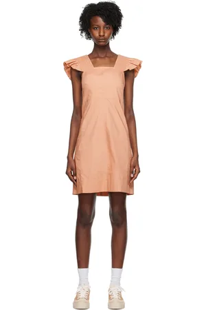 See by Chloé Pink Pinafore Minidress