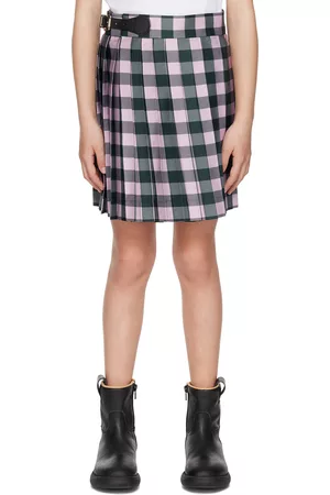 Charles Jeffrey Loverboy Girls Skirts - SSENSE Exclusive Kids Navy & Purple Skirt