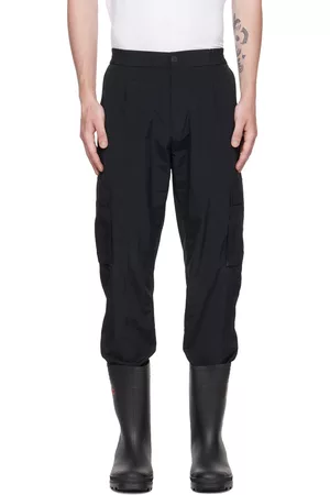 HUGO BOSS Men Cargo Pants - Black Slim-Fit Cargo Pants