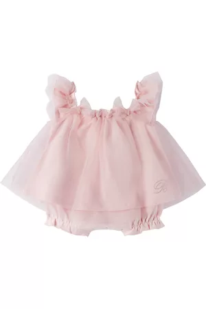 MISS BLUMARINE Rompers - Baby Pink Layered Bodysuit