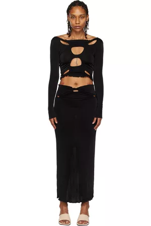 TYRELL Women Skirts - SSENSE Exclusive Black Top & Maxi Skirt Set