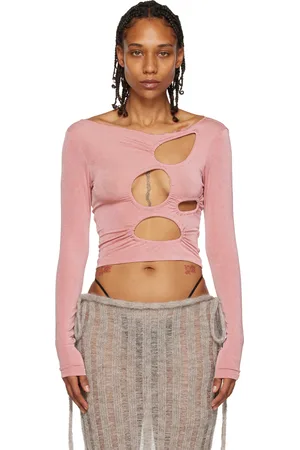TYRELL SSENSE Exclusive Pink Long Sleeve T-Shirt