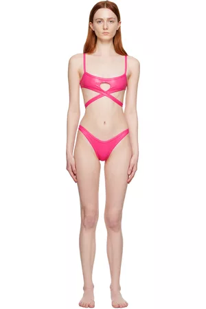 The Attico Women Bikinis - Pink Cutout Bikini