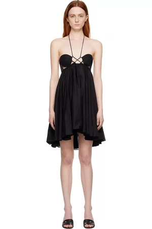 Nensi Dojaka Women Party Dresses - Black Hilma Minidress