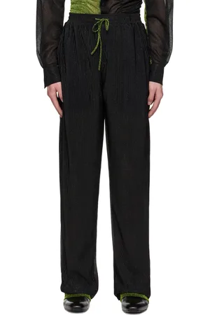 TOKYO JAMES Black Metallic Sweatpants