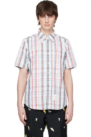 Thom Browne Men Shirts - Multicolor Check Shirt
