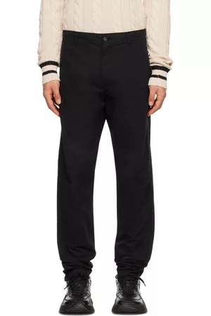 Aspesi Men Pants - Black Zip-Fly Trousers