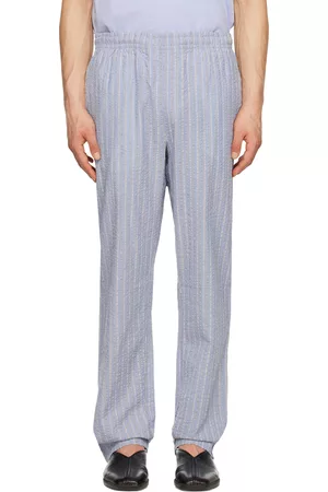 Aspesi Men Pants - Blue Stripe Trousers