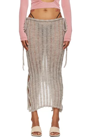 TYRELL SSENSE Exclusive Beige Maxi Skirt