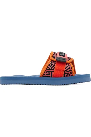 SUICOKE Orange & Blue PADRI-PT06 Sandals