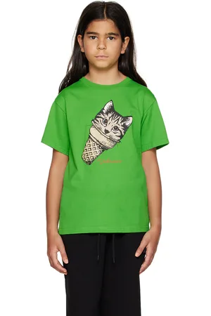 UNDERCOVER Kids Cat T-Shirt