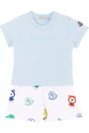 Moncler Shorts - Baby Blue T-Shirt & Shorts Set