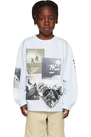 Molo Kids Blue Rube Long Sleeve T-Shirt