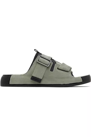 Stone Island Men Sandals - Green Tape Sandals