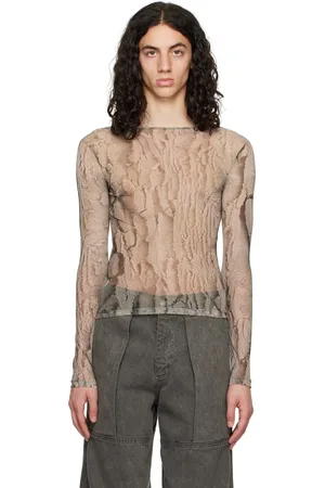 Serapis Khaki Dried Sand Long Sleeve T-Shirt