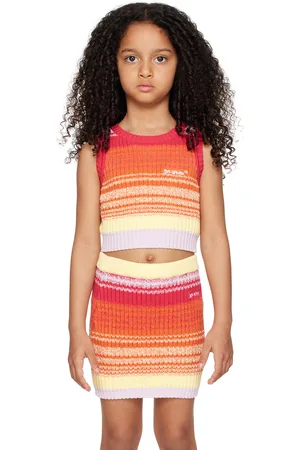 OFF-WHITE Kids Multicolor Striped Vest