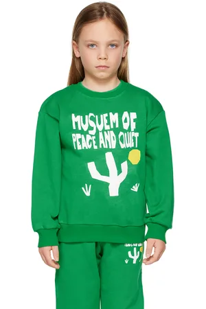 Museum Of Peace & Quiet SSENSE Exclusive Kids Green Sweatshirt