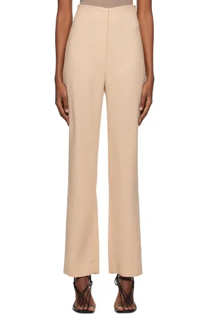 Paris Georgia SSENSE Work Capsule – Beige Paneled Trousers