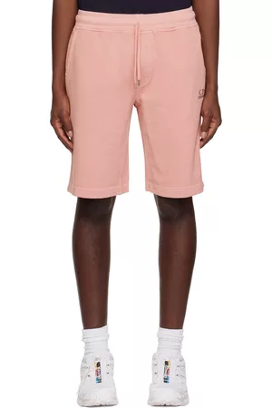 C.P. Company Men Shorts - Pink Resist-Dyed Shorts