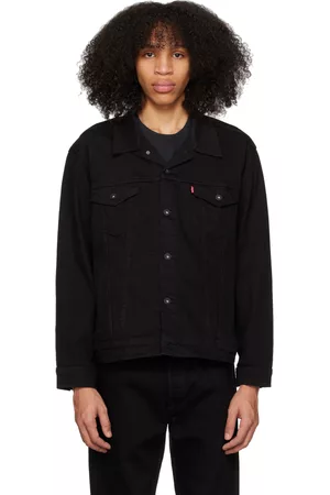 Levi's Men Denim Jackets - Black Buttoned Denim Jacket