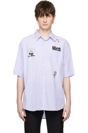 UNDERCOVER Blue Striped Shirt