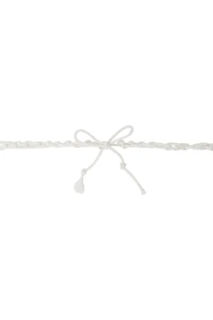 Niccolo Pasqualetti White Nodi Belt