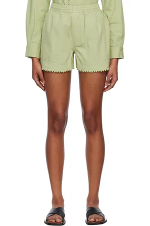 BODE Green Zig-Zag Shorts
