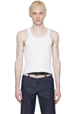 K.NGSLEY White Ian Tank Top