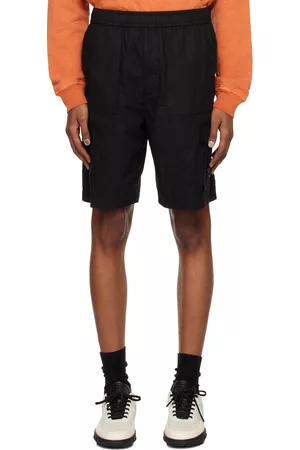 Stone Island Men Shorts - Black Patch Shorts