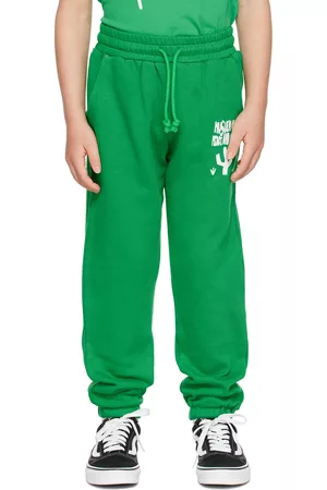 Museum Of Peace & Quiet Trousers - SSENSE Exclusive Kids Green Sweatpants