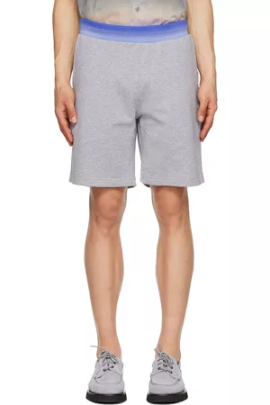 Paul Smith Men Shorts - Gray Drawstring Shorts