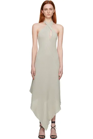 Niccolo Pasqualetti Gray Nerbo Midi Dress