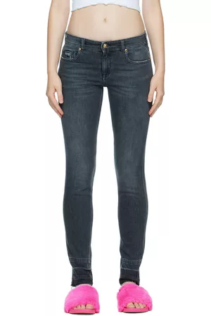 VERSACE Women Jeans - Indigo Frayed Jeans