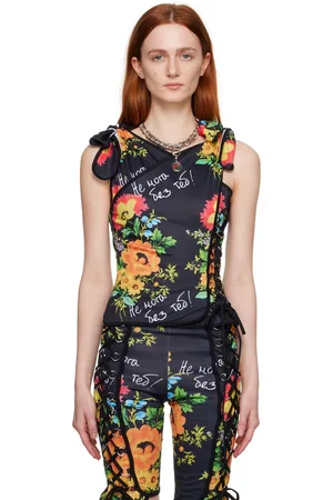 Chopova Lowena SSENSE Exclusive Black Tank Top