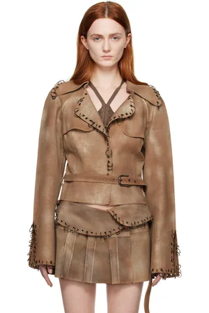 KNWLS Brown Helix Jacket