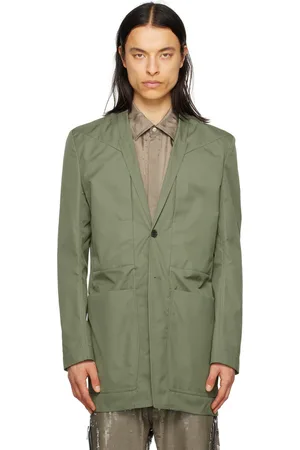 Rick Owens Green Lido Blazer