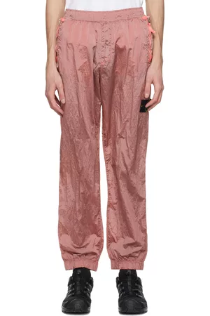 Stone Island Men Trousers - Pink Patch Sweatpants